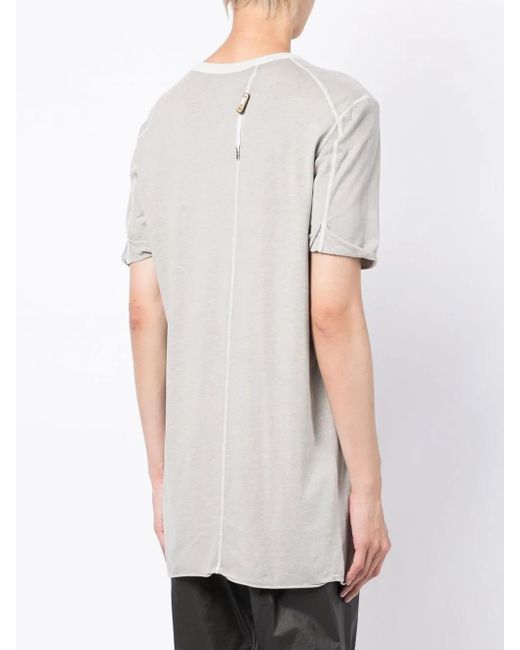 Boris Bidjan Saberi White Round-Neck Cotton T-Shirt for men