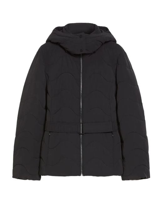 Pennyblack キルティング フーデッドコート Black