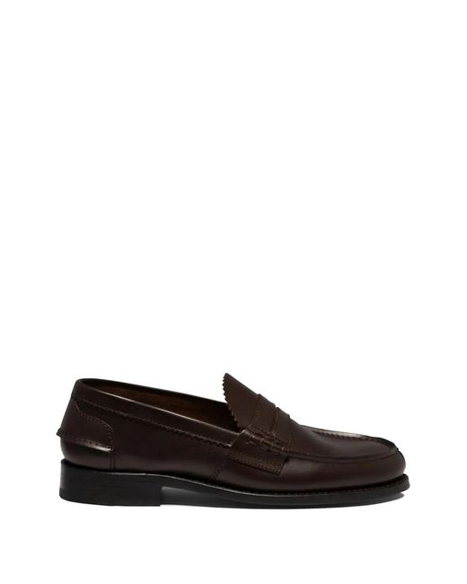Saxone Of Scotland Black Arran Loafers for men