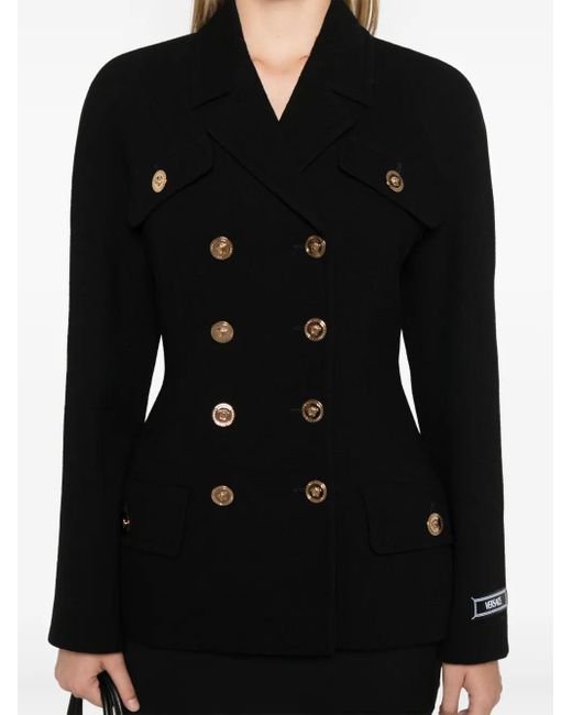 Blazer Con Motivo Medusa di Versace in Black