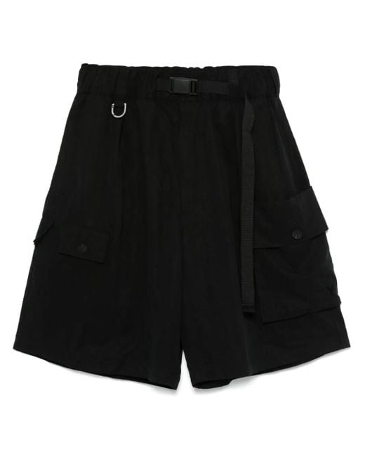 Y-3 Twill Cargo Shorts in Black für Herren
