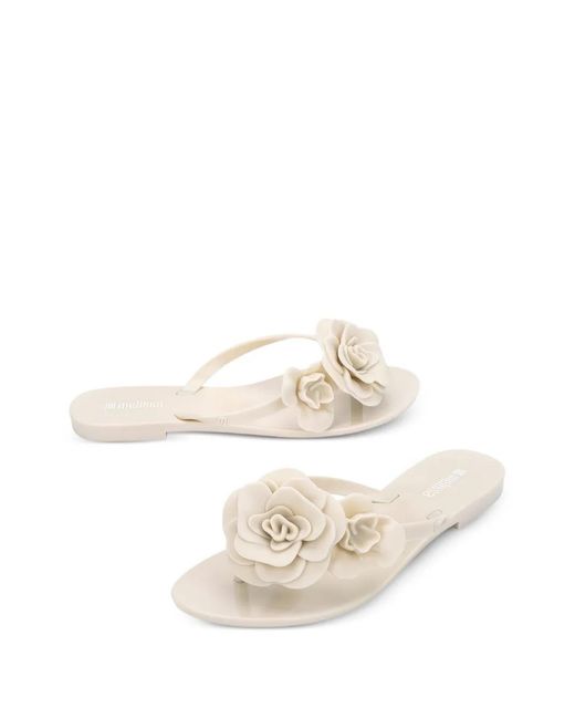 Melissa Natural Harmonic Springtime Flip-Flops