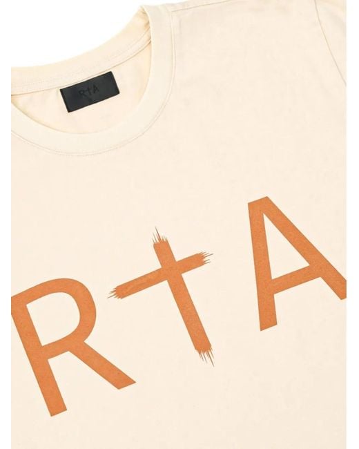 RTA Natural Liam Logo T-Shirt for men