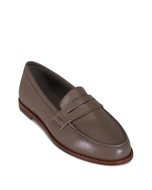 Manolo Blahnik Brown Perrita Loafers