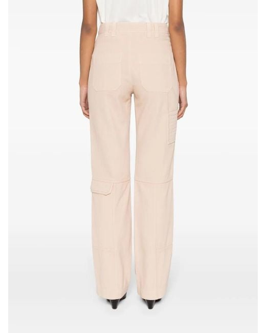 Zadig & Voltaire Natural Pepper High-Waist Straight-Leg Trousers