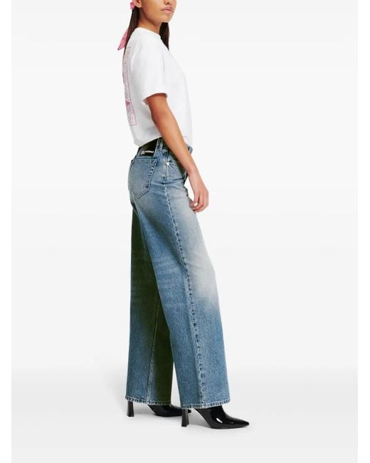 Karl Lagerfeld ミッドライズ ストレートジーンズ Blue