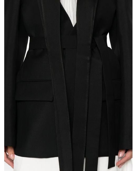 Rohe Black Jacke mit Schalkragen