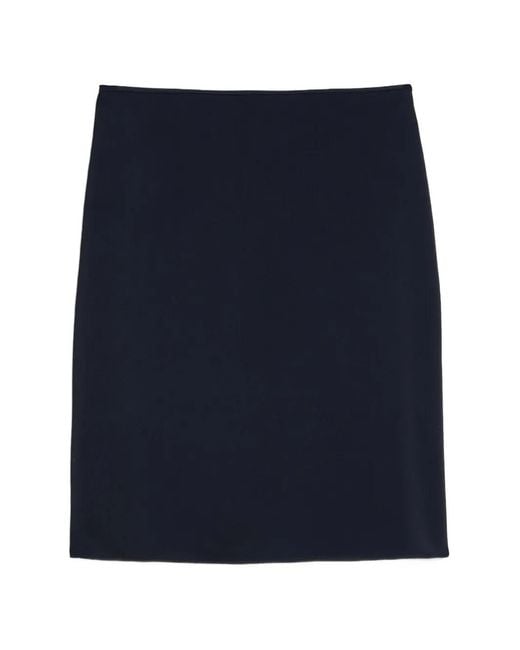 Jil Sander A-Lijn Mini-Rok in het Blue