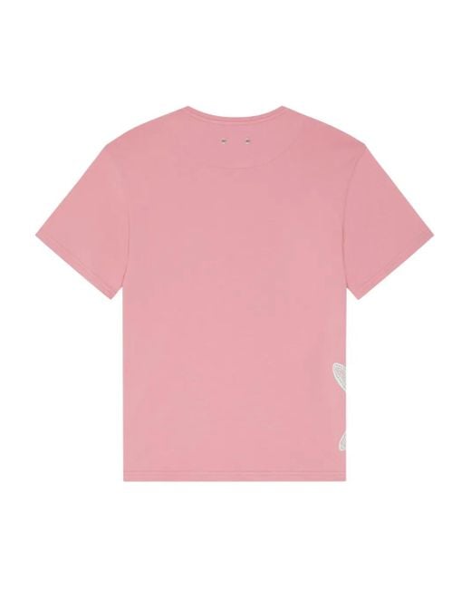 Vilebrequin Pink Starfish-Detail Crew-Neck T-Shirt for men