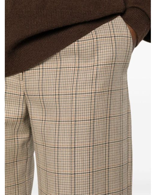 Pantalon de tailleur à carreaux Totême  en coloris Natural