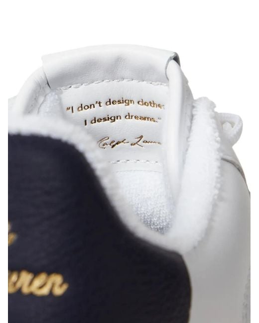 Polo Ralph Lauren White Masters Court Sneakers for men