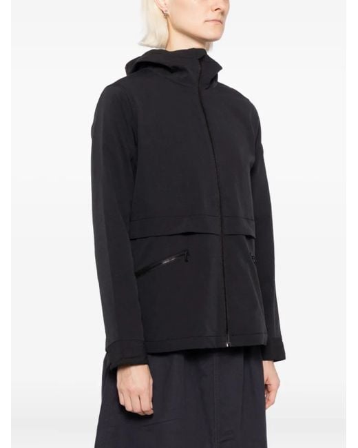 SPORT b. by agnès b. Black Logo-Patch Jacket