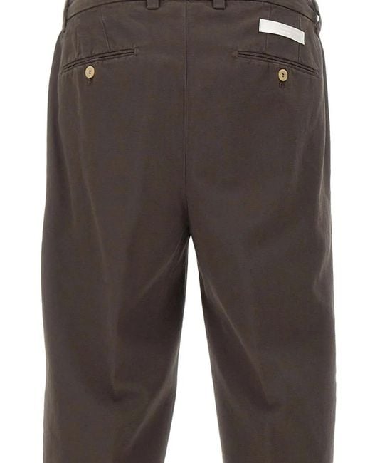 Briglia 1949 Gray Portofinod Trousers for men