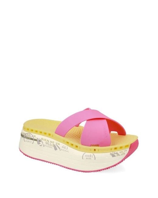 Premiata Pink Moura Slides