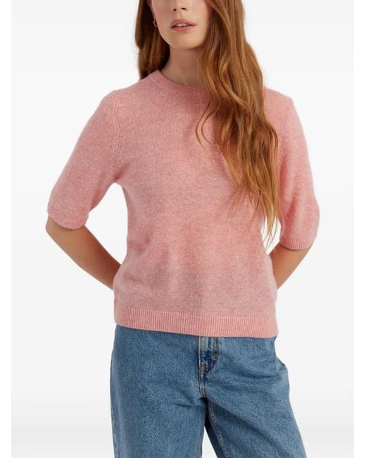 Chinti & Parker Pink T-Shirt À Col Rond