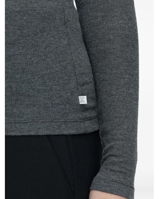 Closed Gray Long Sleeve Top