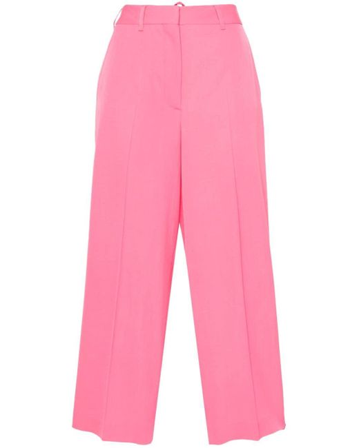 Stella McCartney Straight Pantalon in het Pink