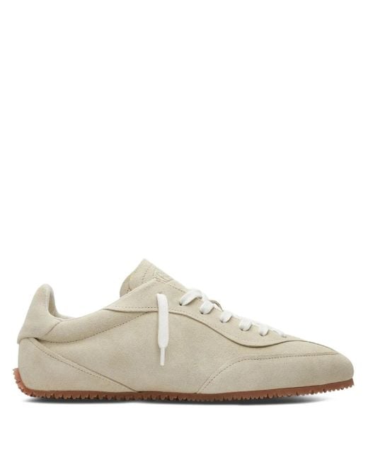 Axel Arigato White Daze Runner Suede Lace-Up Low-Top Sneakers