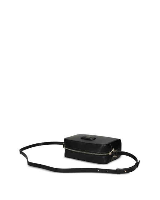 Lacoste Black Logo-Detail Crossbody Bag