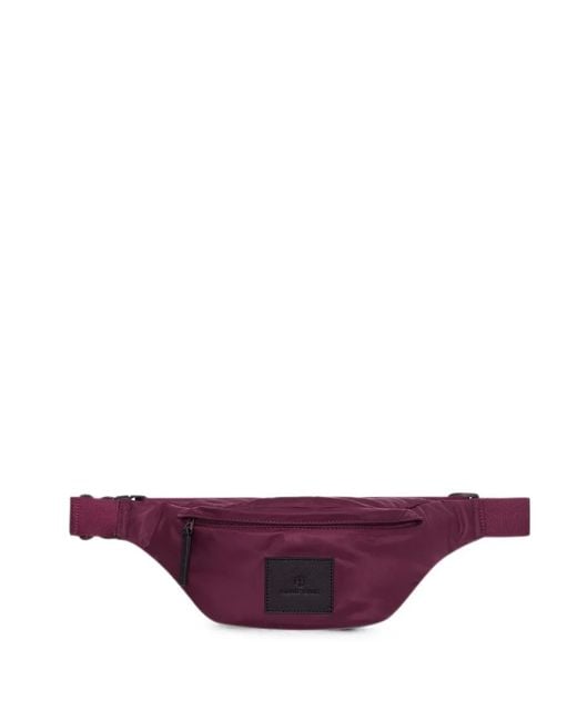 Anine Bing Purple Leon Small Waist Bag Nylon
