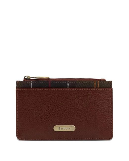 Barbour Brown Alder Plaque Wallet for men