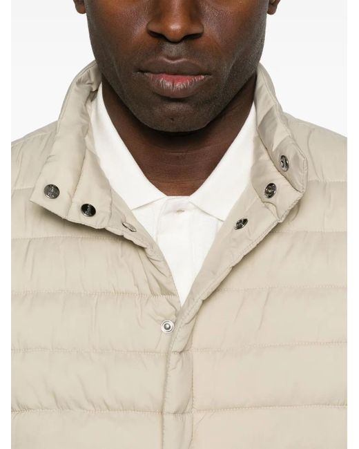 メンズ Herno パデッドベスト Natural