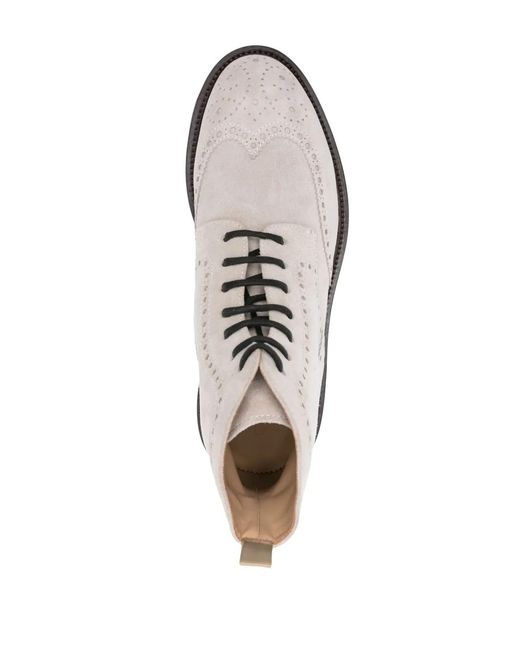 Scarosso Natural Thomas Suede Boots for men