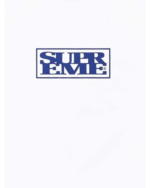 Supreme White Connect T-Shirt for men