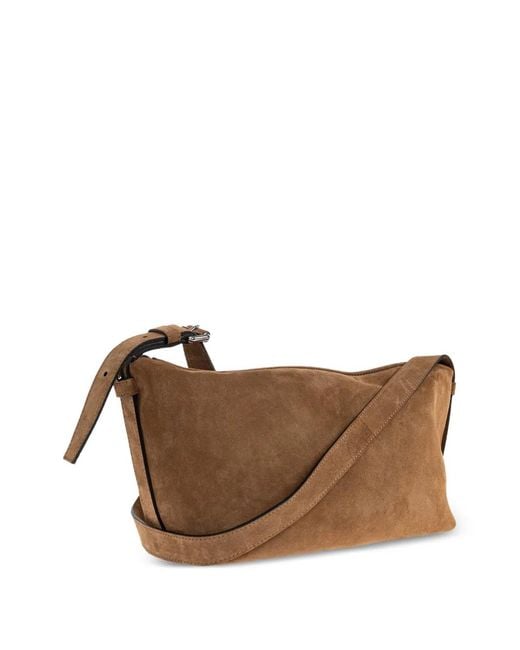 Moschino Brown Leather Zip Tote Bag for men