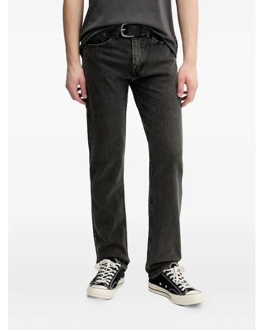 メンズ Levi's 505 ファイブポケットジーンズ Black