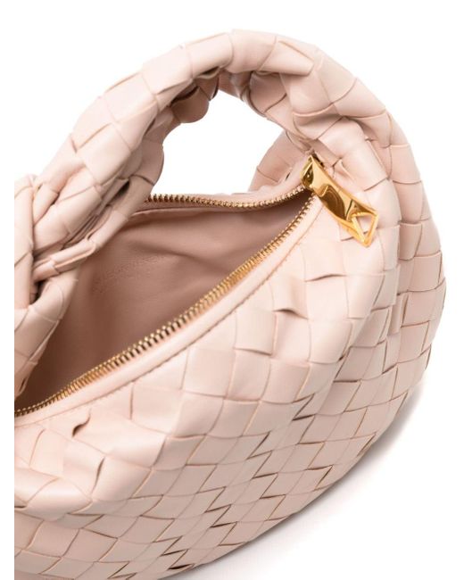 Bottega Veneta Pink Mini Jodie Tote Bag