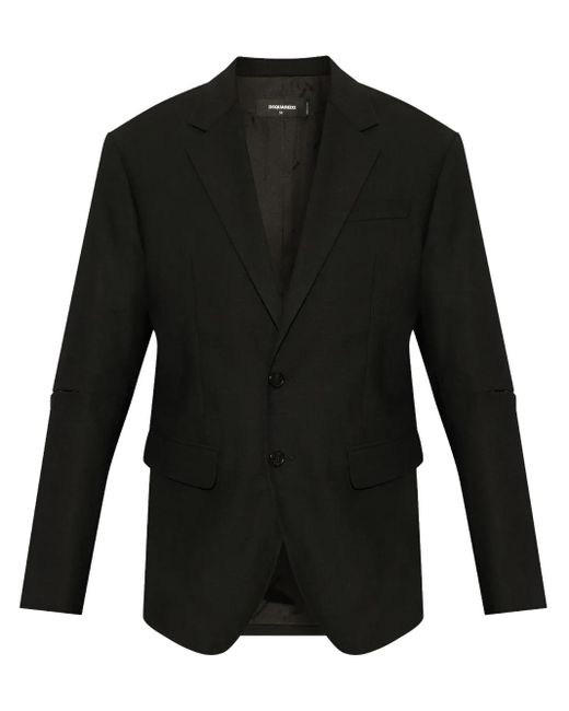 DSquared² Blazer mit Cut-Outs in Black für Herren