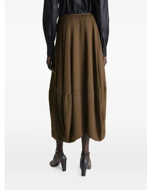 Lemaire Natural Balloon Midi Skirt