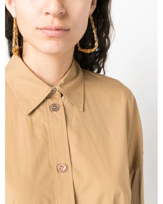 Joseph Natural Tied-Waist Cotton Shirtdress