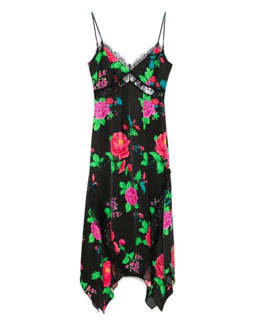 Nissa Green Backless Midi Dress