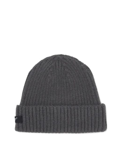 Undercover Gray Ribbed Beanie