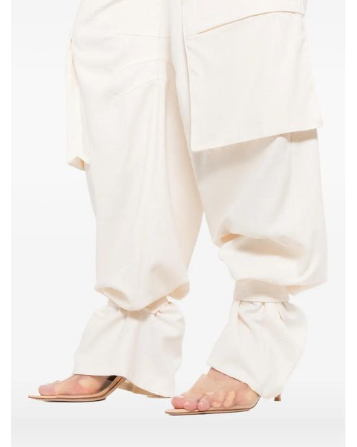 SIMONA CORSELLINI White Cargo Pants