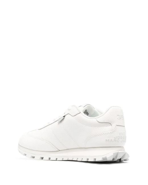 Marc Jacobs White The Leather Jogger Sneakers for men