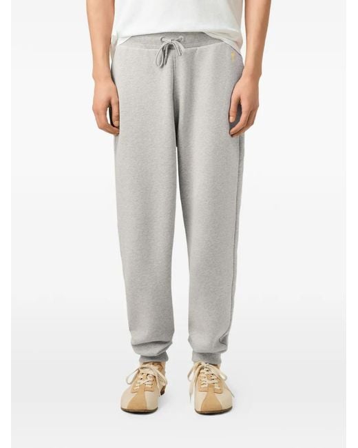 AMI Gray Ami De Coeur Track Pants for men