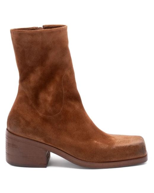 Marsèll Brown Suede Ankle Boots