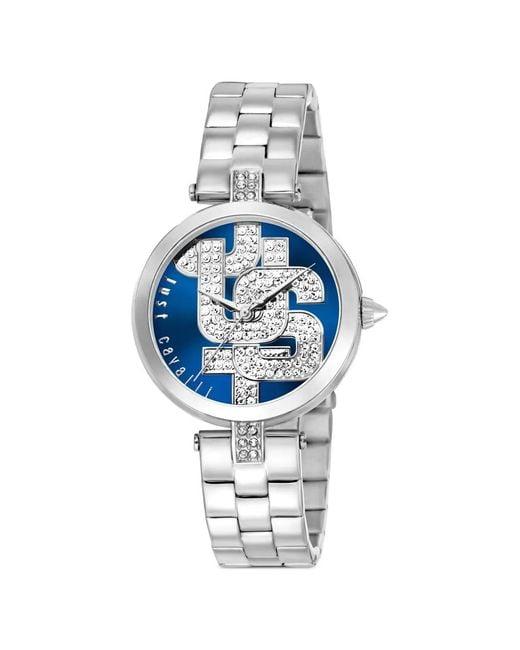 Just Cavalli Blue Maiuscola 32Mm Watch