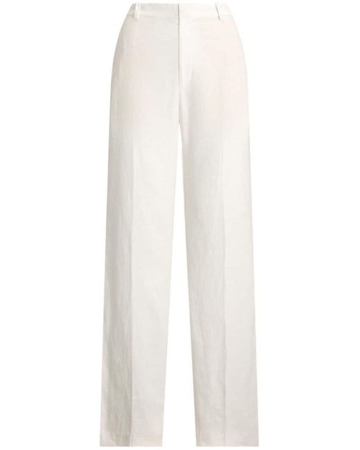 Polo Ralph Lauren White Wide-leg Trousers