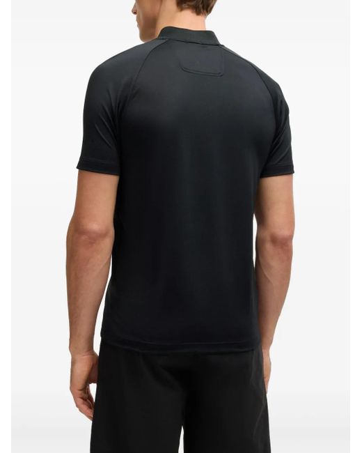 Boss Black Logo-Print Polo Shirt for men