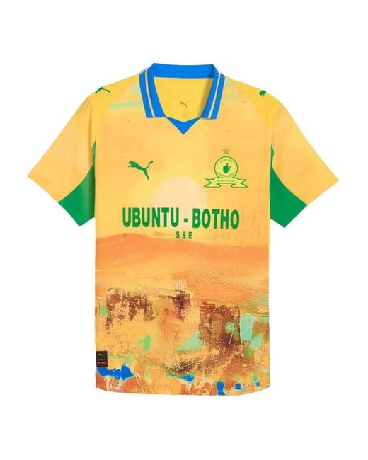 PUMA X Kidsuper Cwc Mamelodi Sundown Authentic "Club World Cup" Trikot in Yellow für Herren