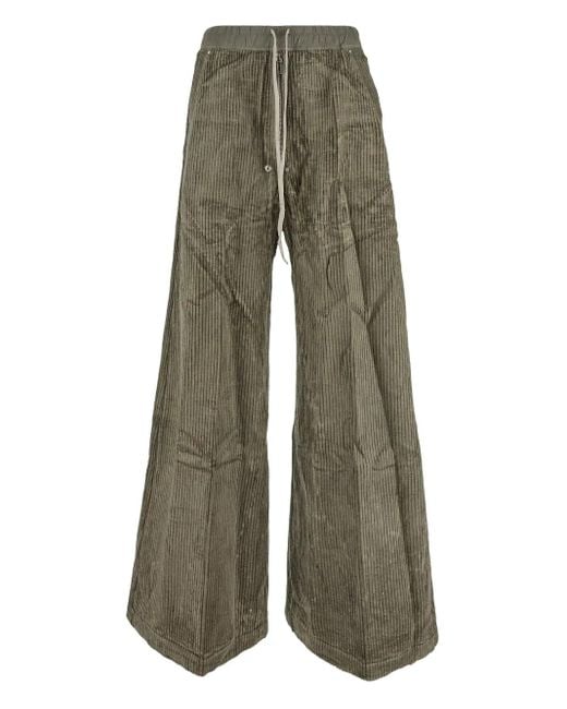 Rick Owens Hose Mit Weitem Bein in Green für Herren