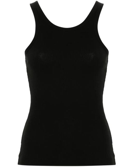 Nanushka Geribbelde Tanktop in het Black