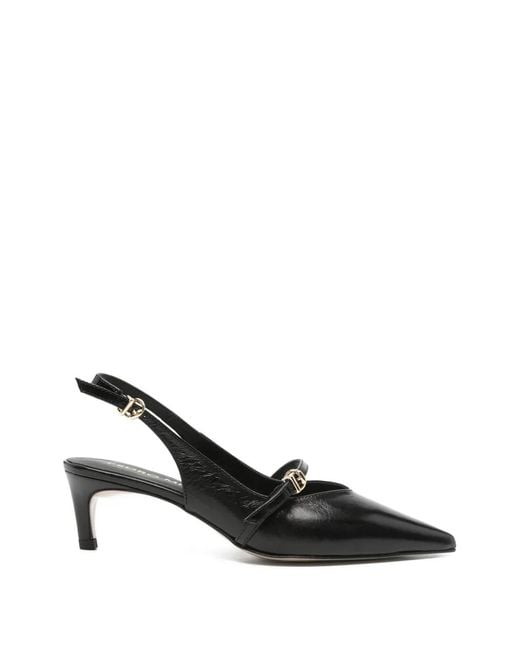 Pedro Miralles Black Pointed-Toe Pumps
