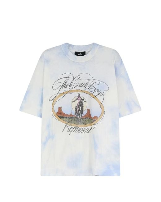 Represent White The Beach Boys Graphic-Print T-Shirt for men