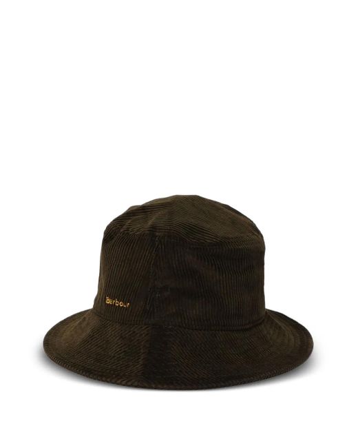 Barbour Black Ebberston Fischerhut aus Cord