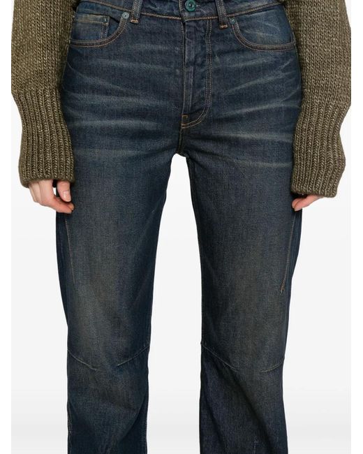 Our Legacy Blue Moto Cut Jeans
